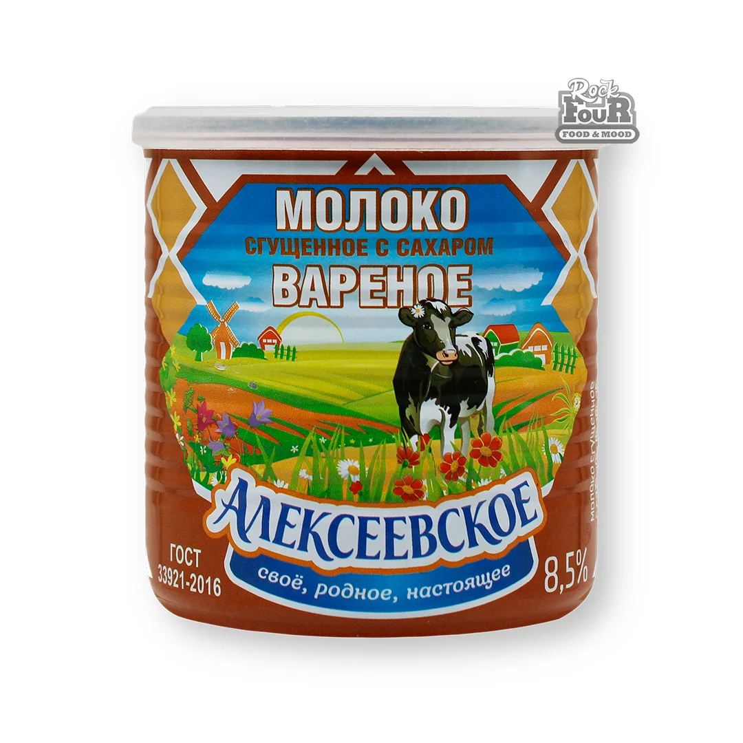 Եփած խտացրած կաթ «Алексеевское» շաքարով 360գ